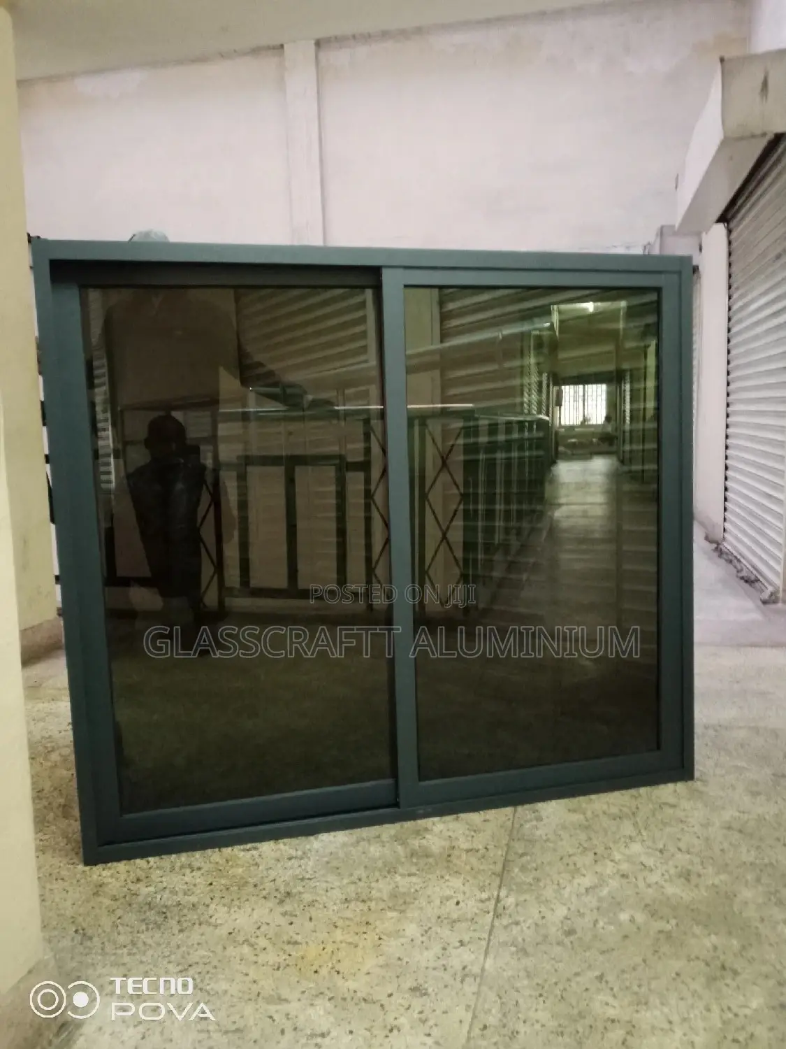 One Way Glass Sliding Window