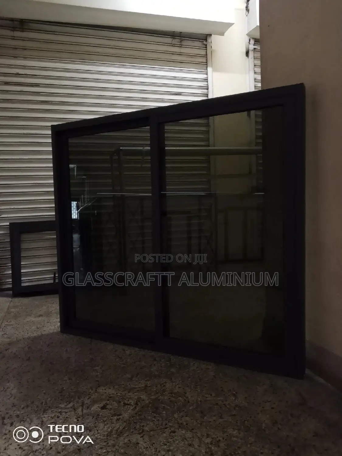 One Way Glass Sliding Window