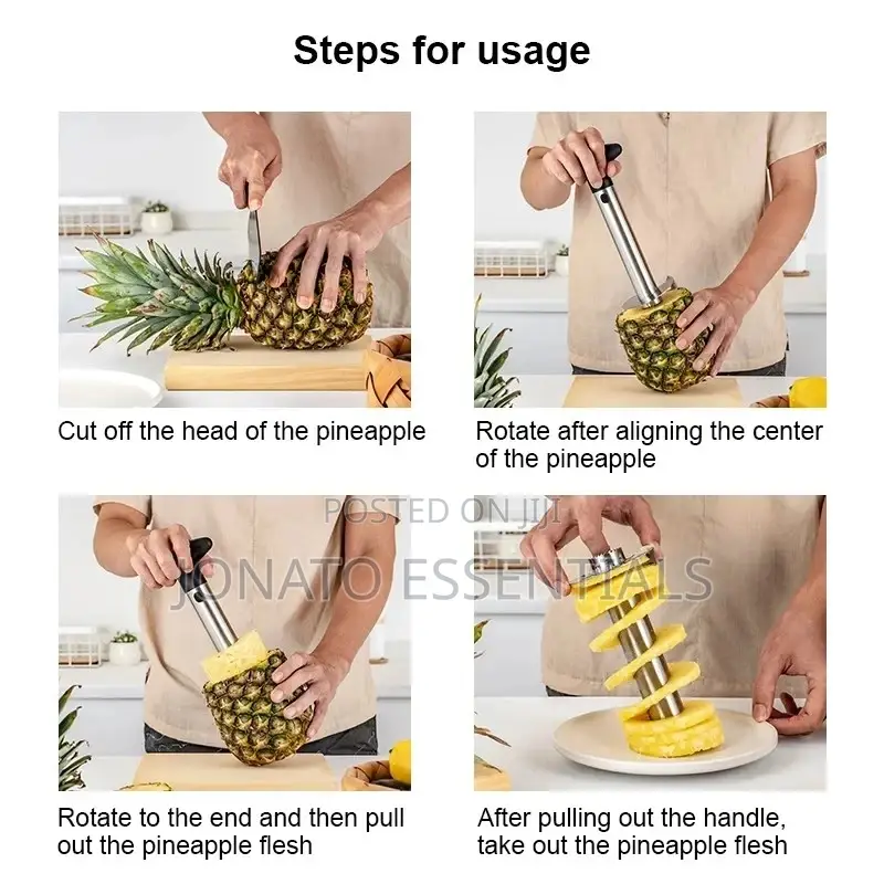 Stainless Steel Pineapple Peeler, Pineapple Slicer