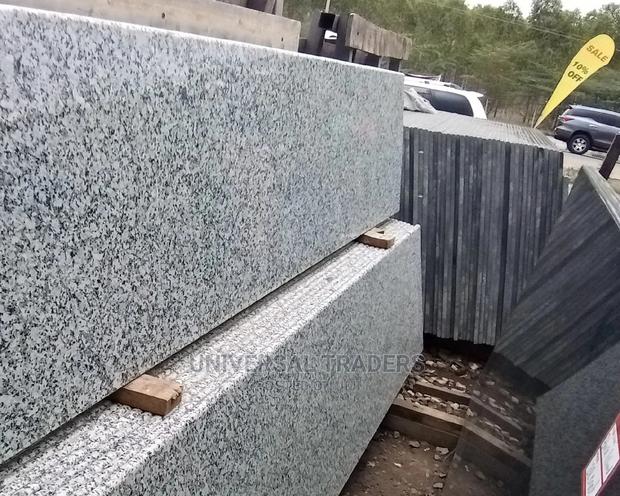 Greyish Kitchen Countertop Slab (Gloss Polished)