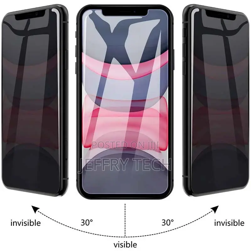 iPhone 11 / iPhone XR Anti Spy Tempered Glass Screen Protect