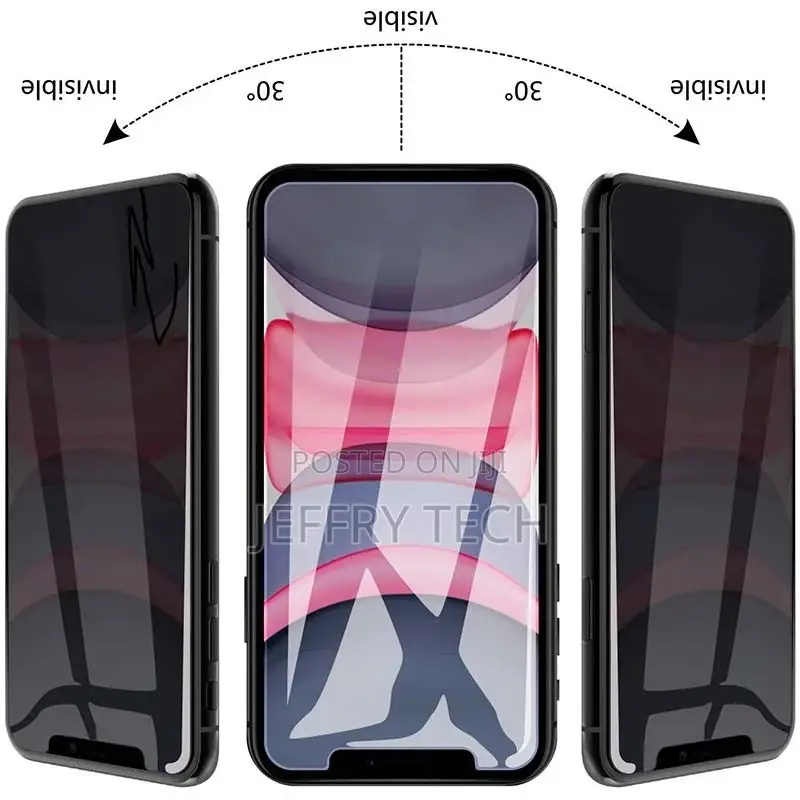 iPhone 11 Pro / XS / X Anti Spy Tempered Glass Screen Protec