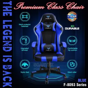 F-8093 Series Blue Gaming Chair
