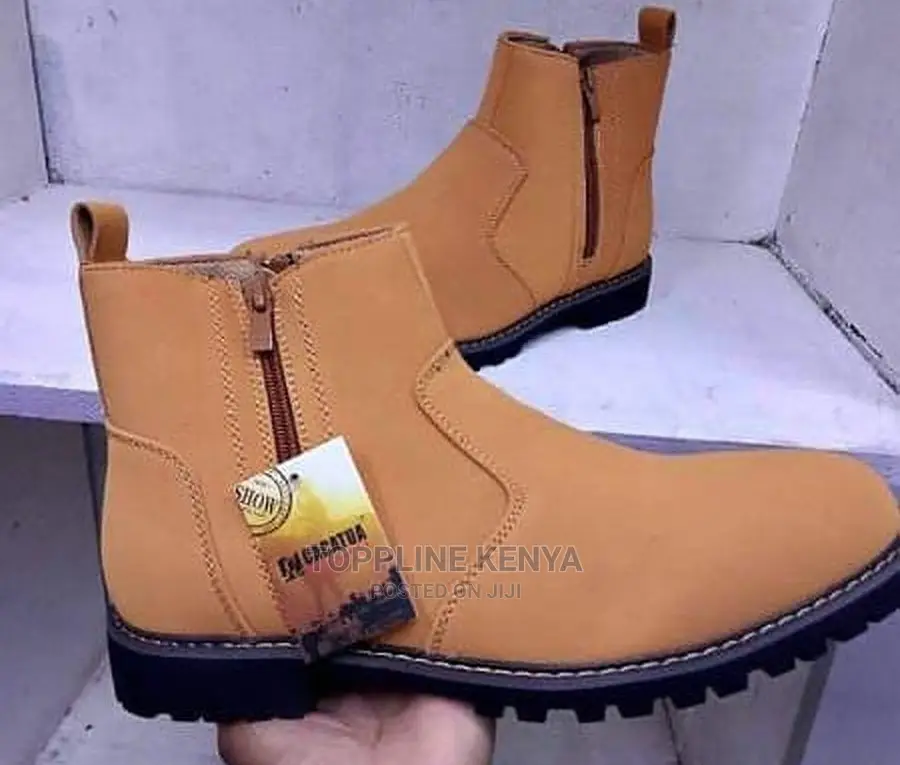 Authentic Chelsea Boots Mustard Leather Boots Mens Cacatua in Nairobi