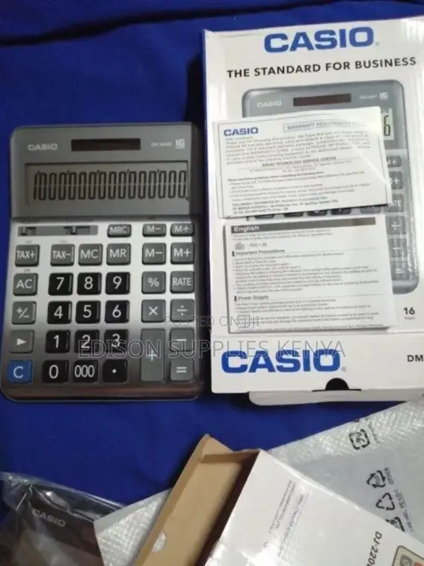 Casio DM 1600F Desktop Calculator Business Calculator DM1600