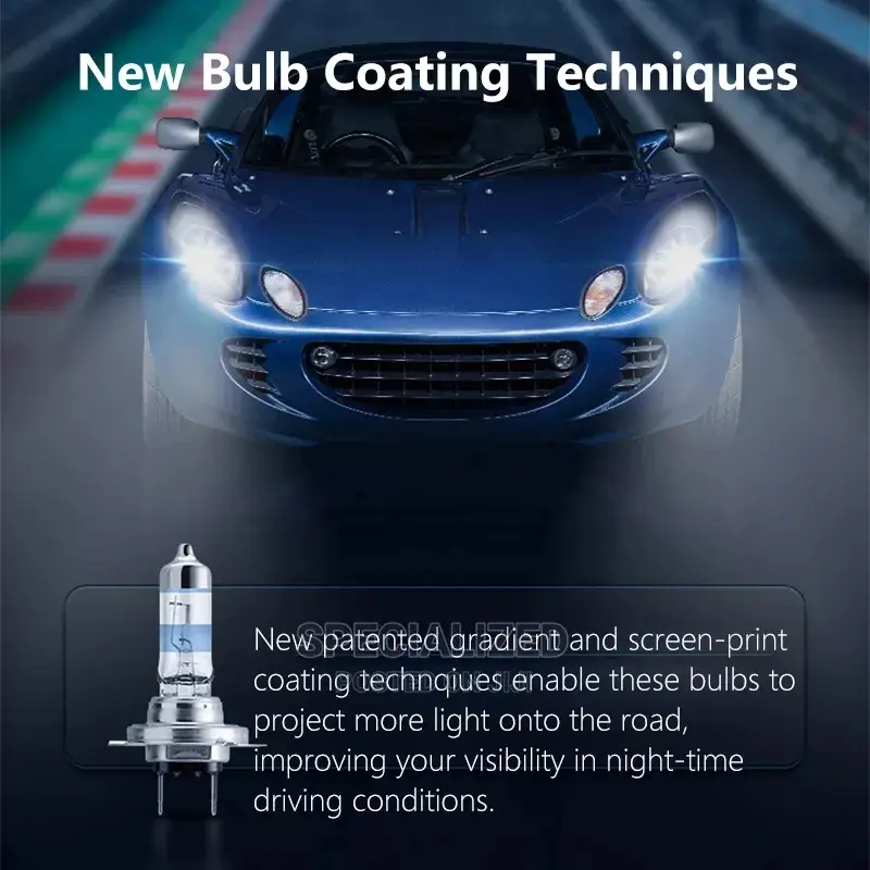 Philips Racingvision GT200 H4 Halogen Car Headlight Bulbs