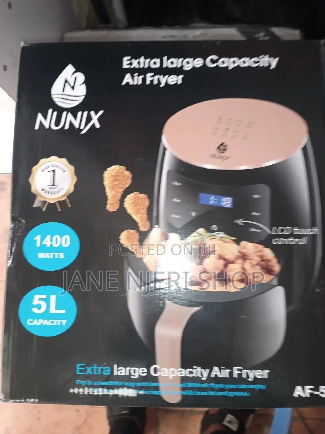 Nunix Air Fryer 5litres