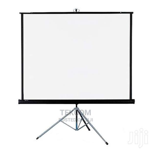 96" X 96" Portable Tripod Projector Projection Screen