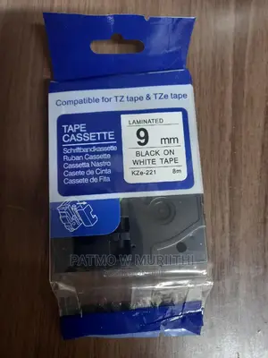 Brother Label Tape Tze-221 9mm (Black on White)