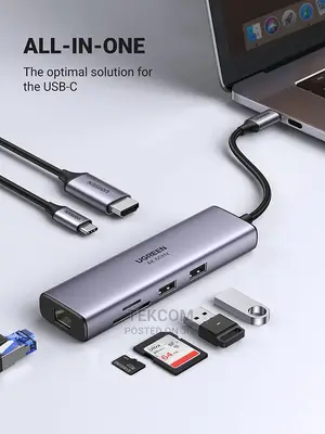 UGREEN USB-C Multifunction Adapter 7 in 1 USB-C to 3*USB 3