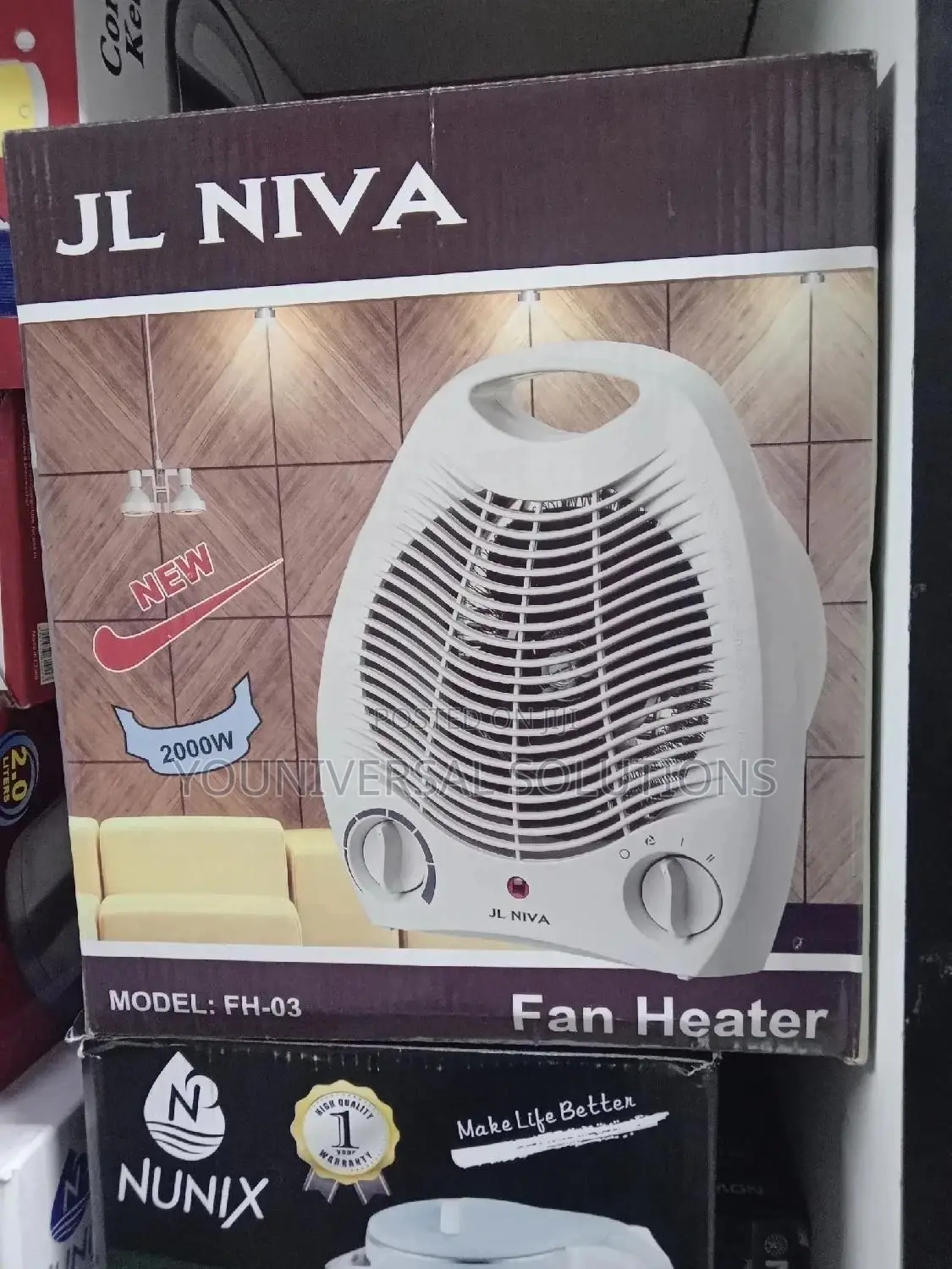 2000watts Fan Heater(Jl Niva)