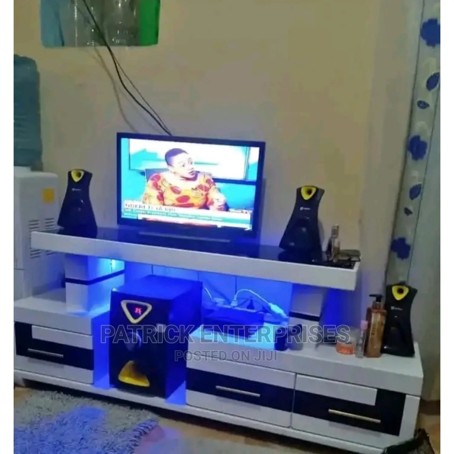 Morden TV Stands With LED Lights