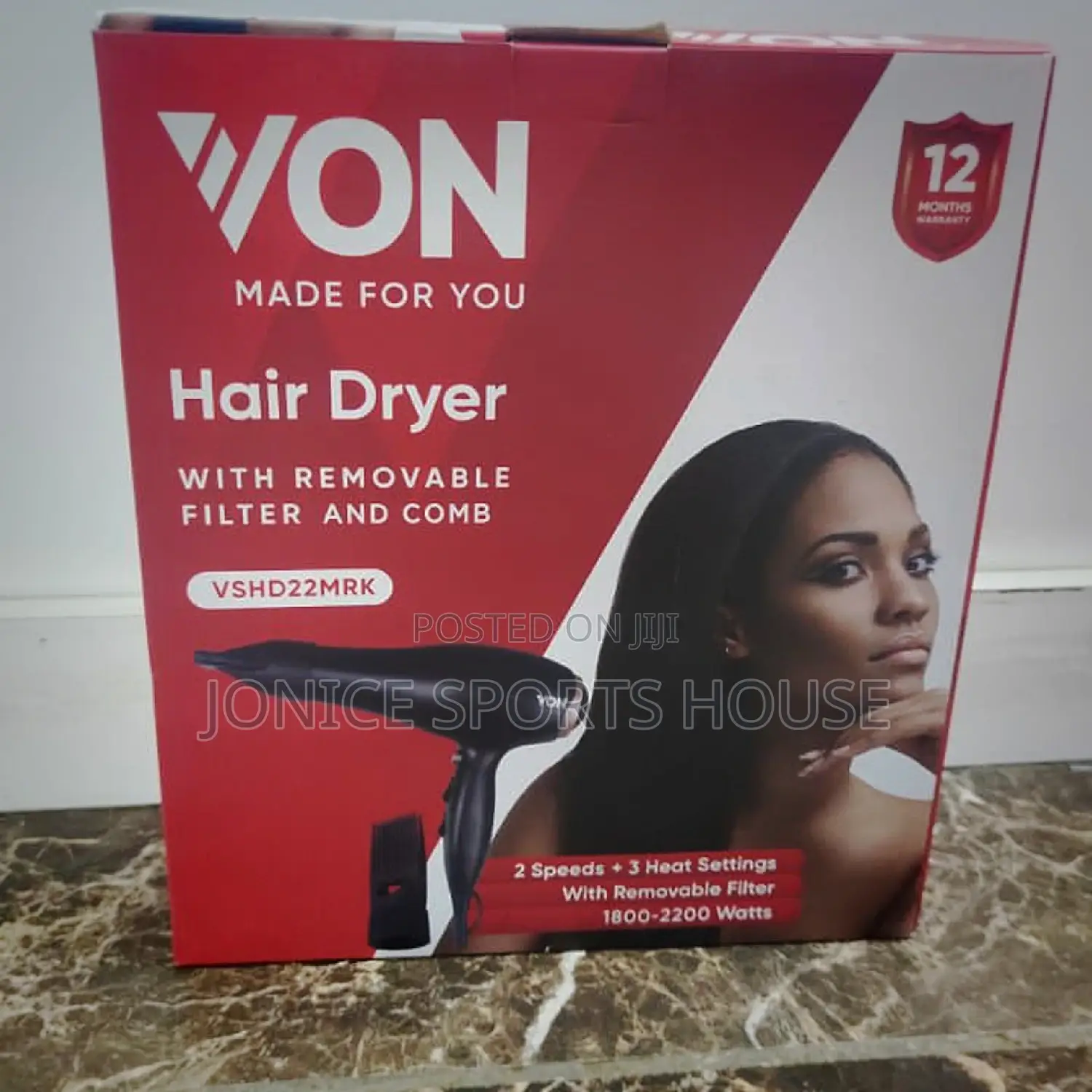 Von Commercial Hair Dryer