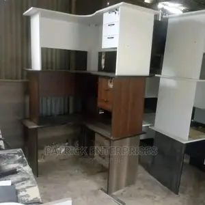 Executive Office Lshaped Desk 4 by 4 Fitts