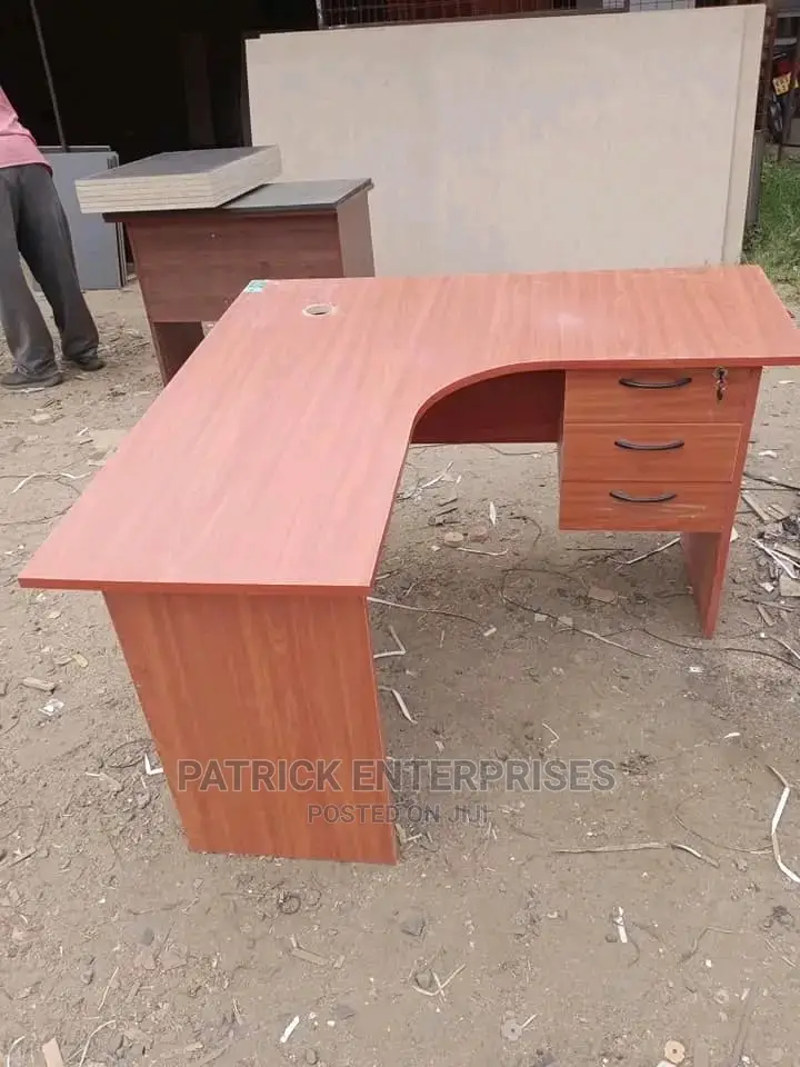 Executive Office Lshaped Desk 4 by 4 Fitts