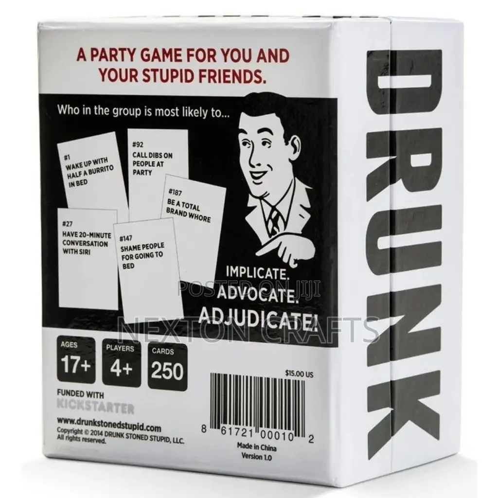 Drunk Stoned or Stupid