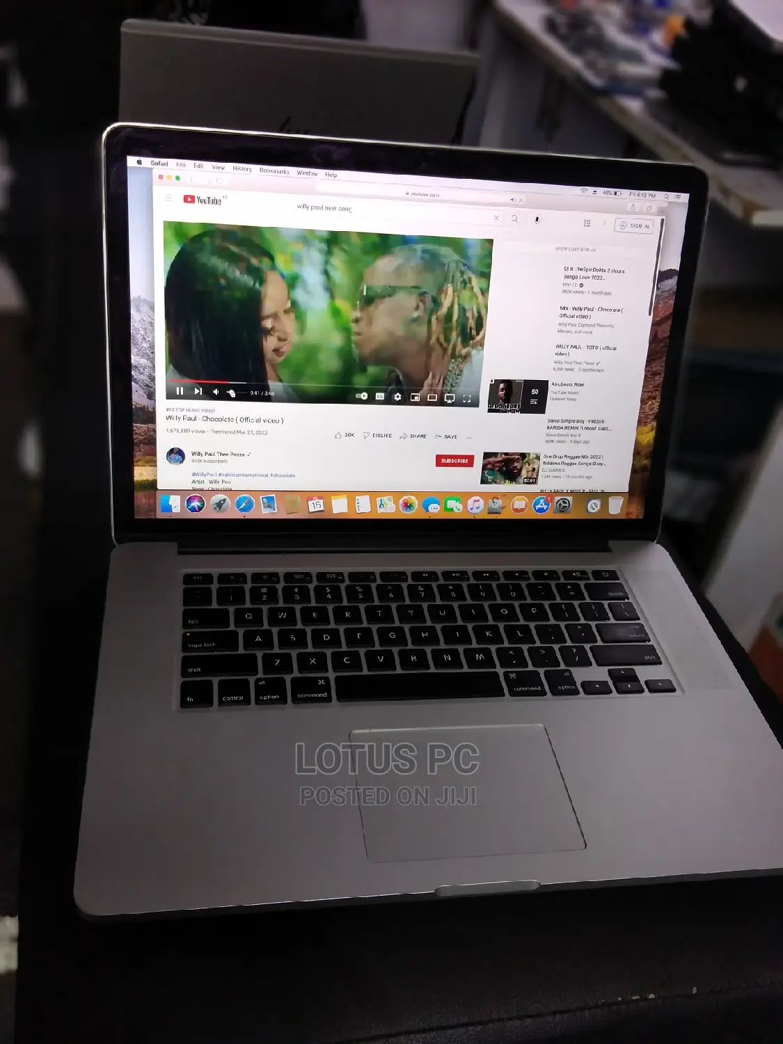 Laptop Apple MacBook Pro 2015 16GB Intel Core I7 SSD 512GB