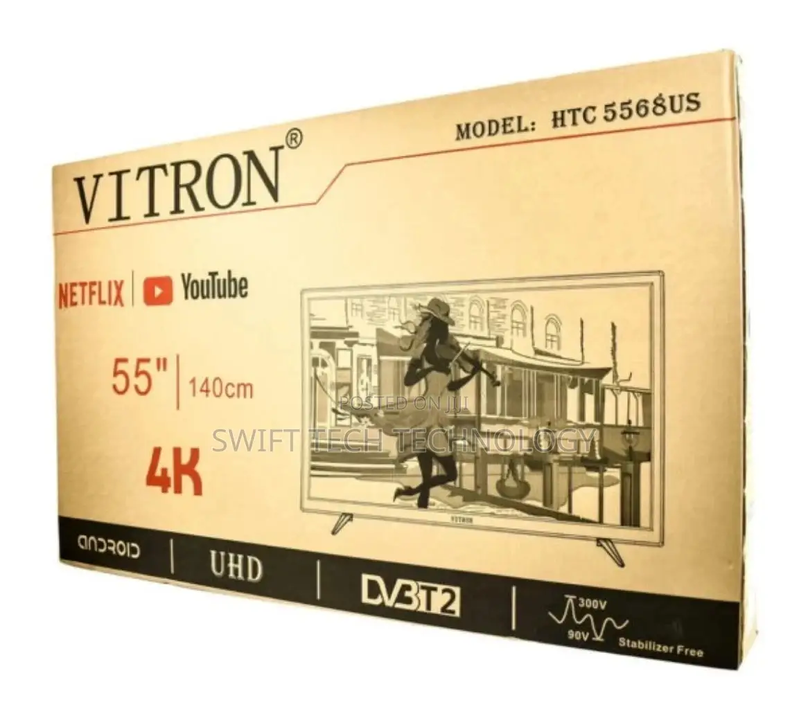 Smart Android Vitron Tv 55 Inches