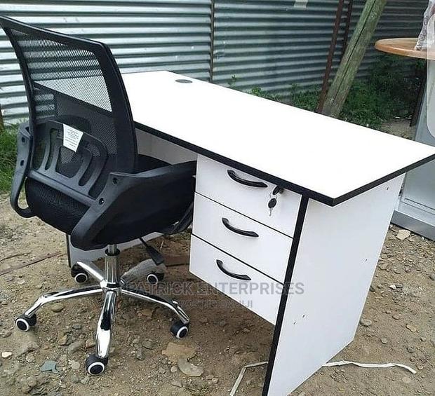 1.2 Mtrs Office Desk Plus Low Back Recliner Mesh Chair