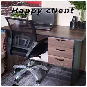 1.2 Mtrs Office Desk Plus Low Back Recliner Mesh Chair