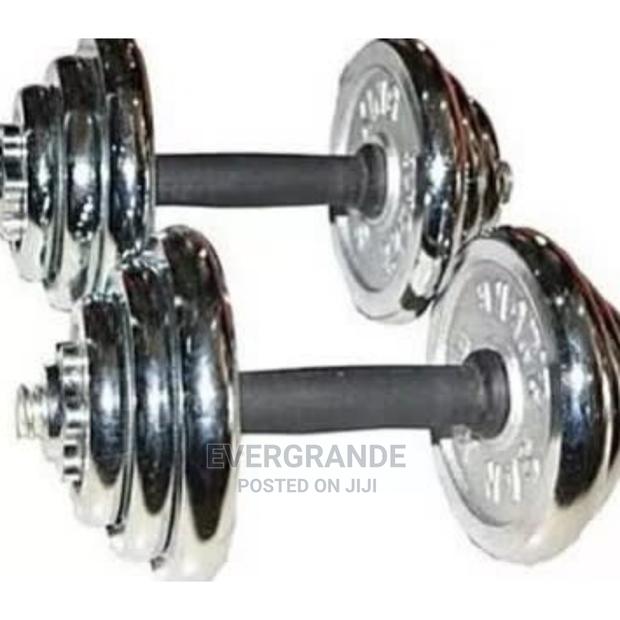 Standard Weight 10 Kg Chrome Dumbells.