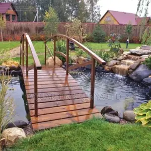 Construction Of Japanese Zen Garden Ponds.