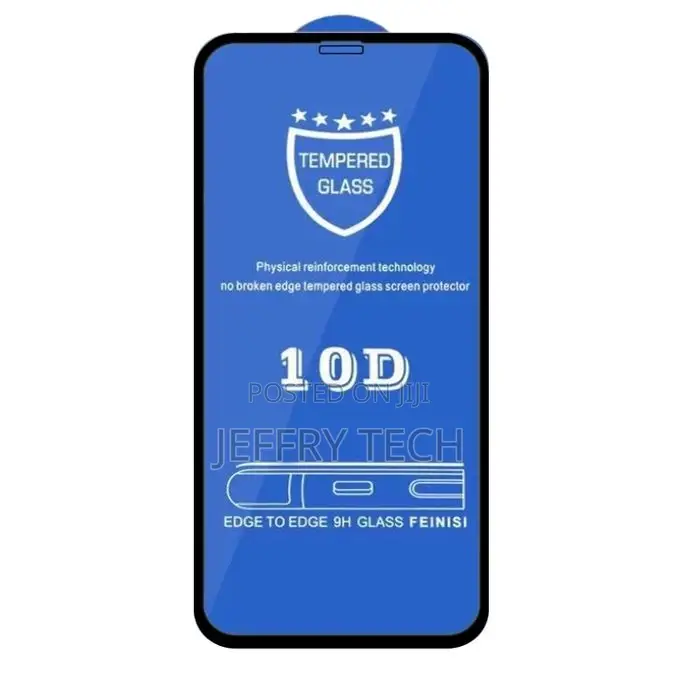 Tempered Glass Screen Protector for iPhone 13 Pro Max(Black)