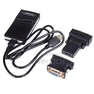 USB 2.0 to VGA, DVI, HDMI Adapter , Resolution: 1920*1080(B