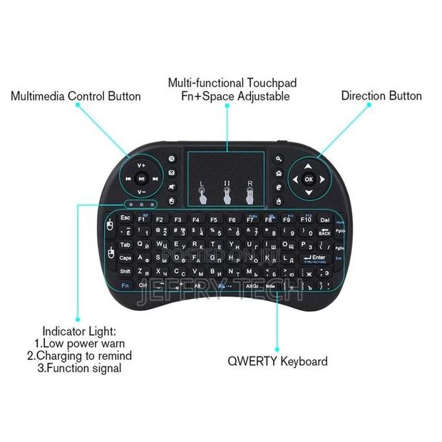 2.4ghz Fly Air Mouse Wireless Mini Keyboard With Embedded US - thumbnail 3