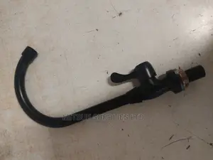 Swan Neck Water Tap Black 12" for Laboratory