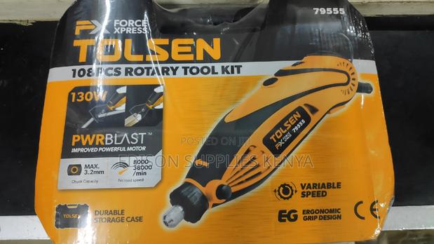 Mini Grinder Rotary Toolkit 108pcs Tolsen Mini Die Grinder
