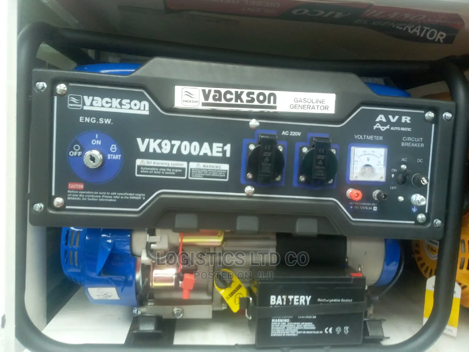 Vackson VK9700AE1 3.8kva Petrol Generator