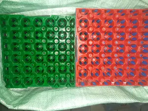 Green and Red Egg Trays
