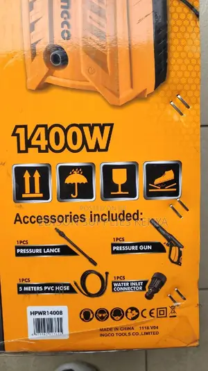 Car Wash Machine Ingco High Pressure Washer 1400W