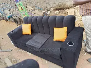 Three Seater Sofa With Cups on Sale