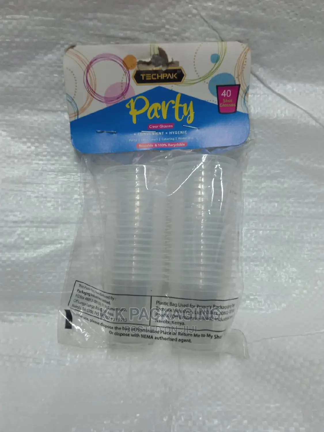 40pcs ,50ml Short Glasses