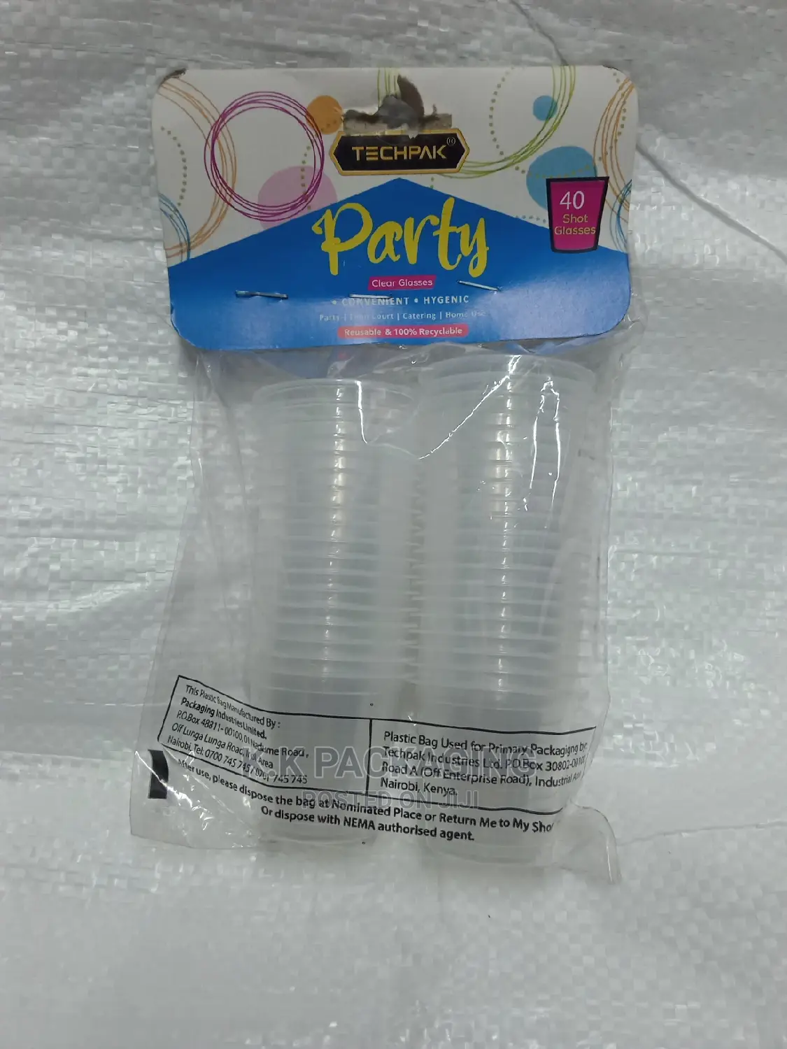40pcs ,50ml Short Glasses