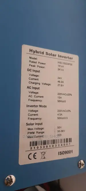 Germany Solar Hybrid Inverter 1kva 24v