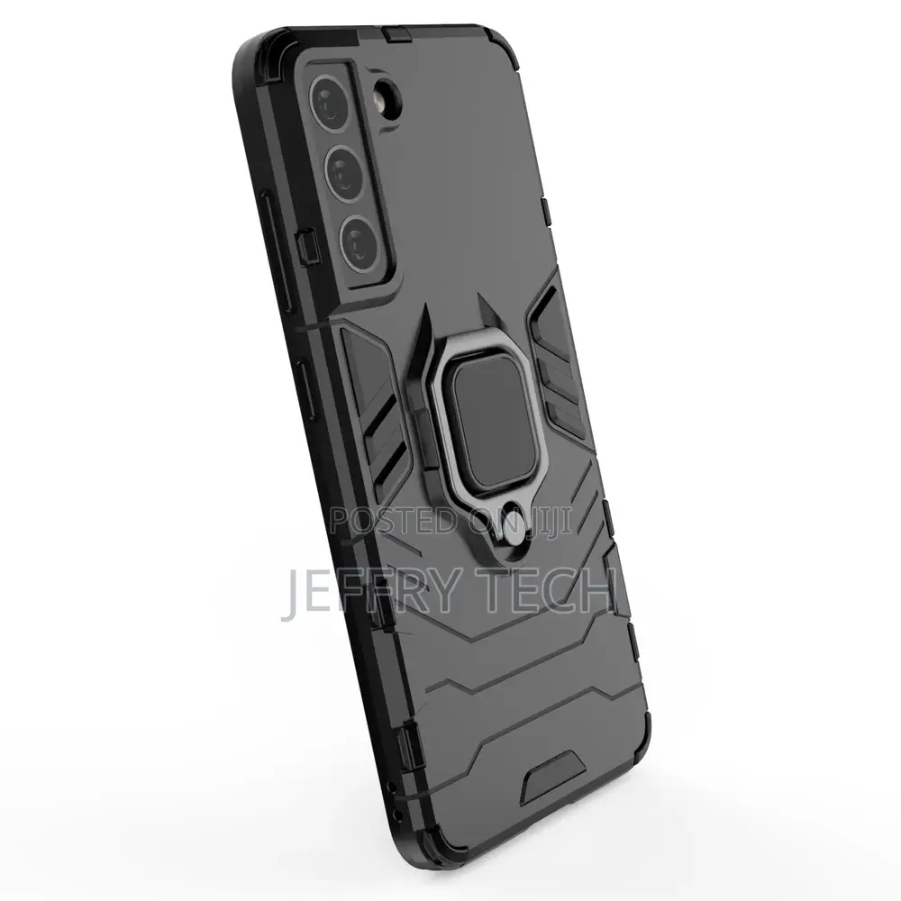 Ring Armor Case Cover for Samsung Galaxy S21 FE Black