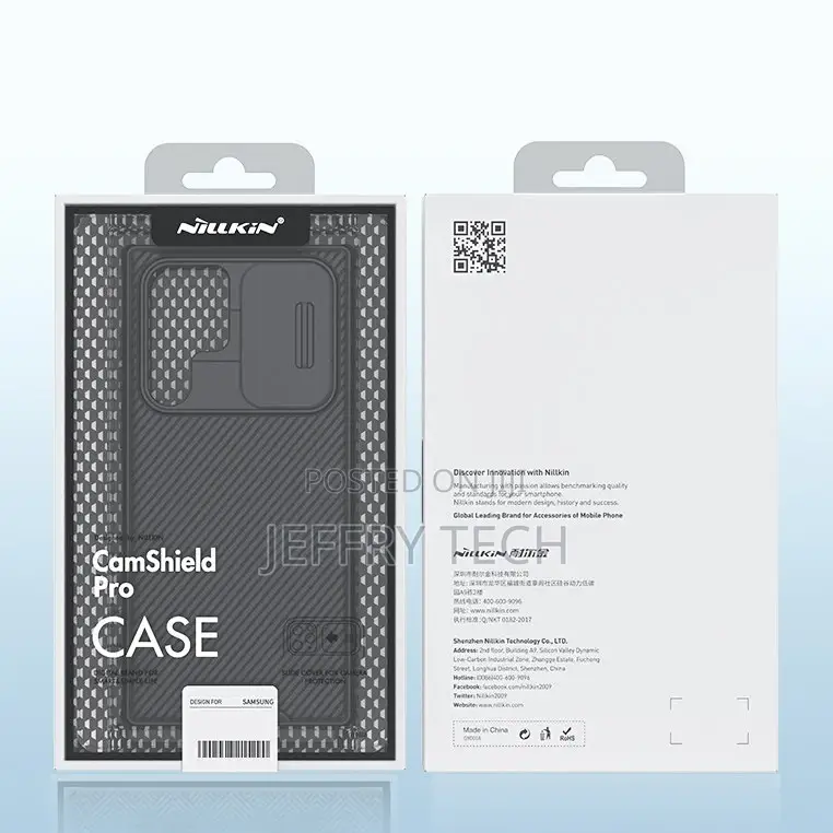 Nillkin Camshield Pro Case Samsung Galaxy S22 Ultra Black