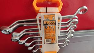 Spanner Set Offset Ring 8 PCS 6-22mm Ingco - thumbnail 2