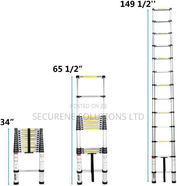 12.5ft/3.8 Meters Single Telescopic Ladder - thumbnail 10