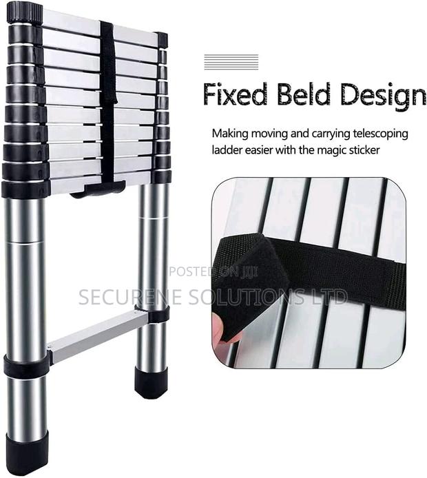 12.5ft/3.8 Meters Single Telescopic Ladder - thumbnail 8