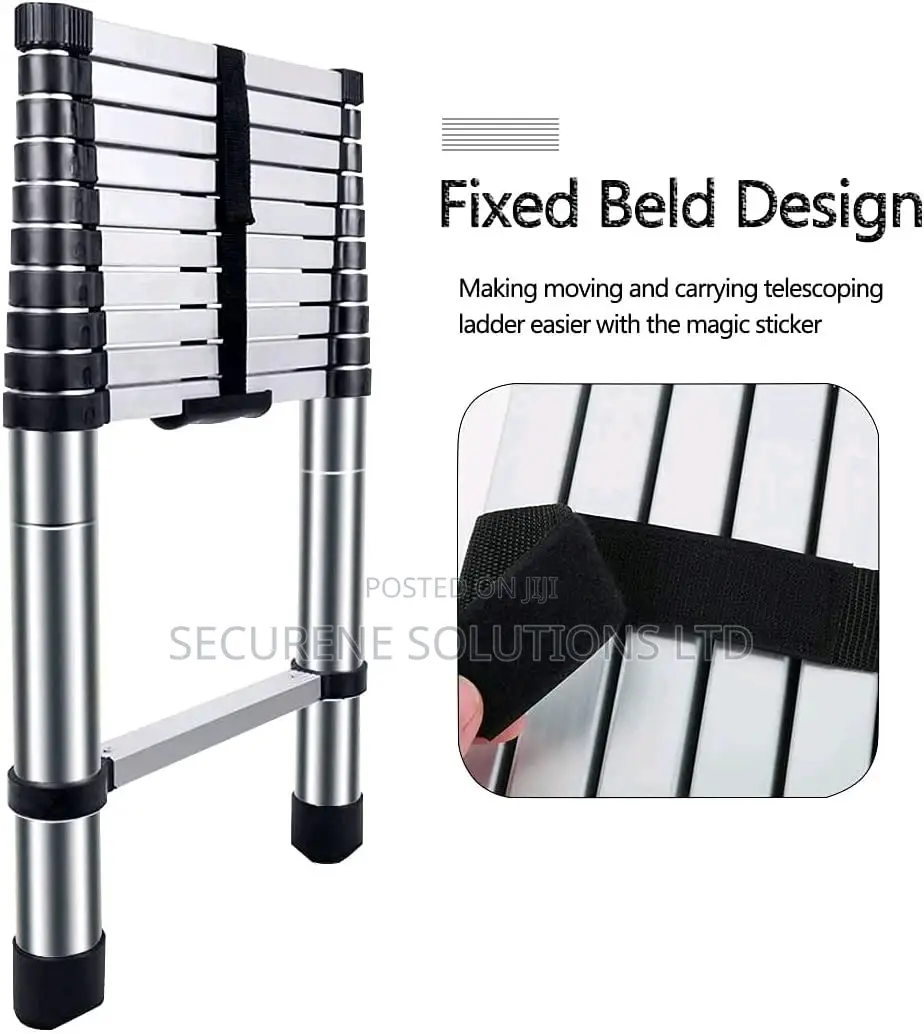 12.5ft/3.8 Meters Single Telescopic Ladder