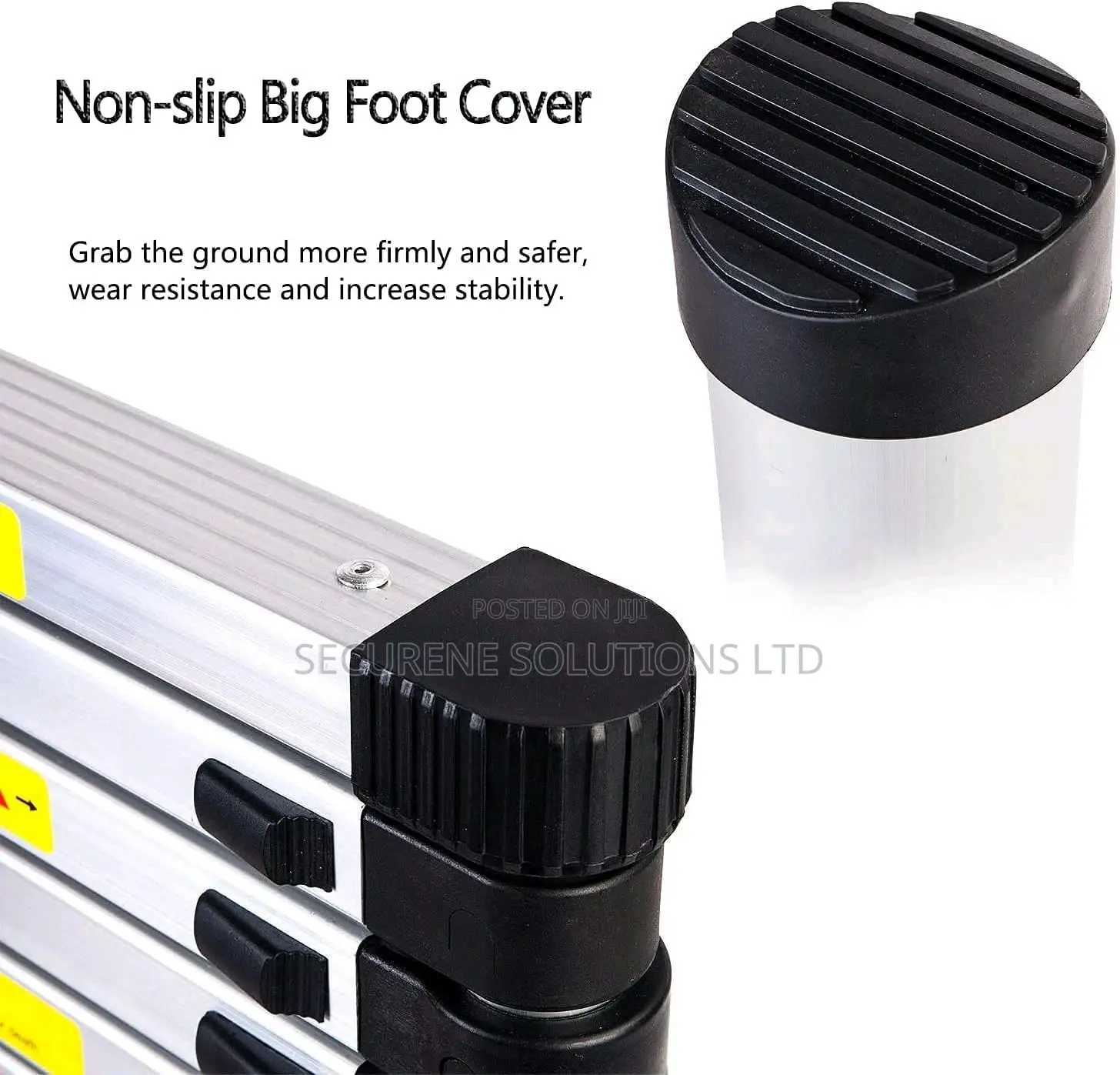 12.5ft/3.8 Meters Single Telescopic Ladder