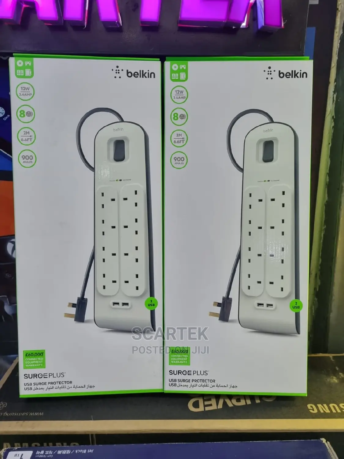 Belkin Surge Plus 8 Port Extension