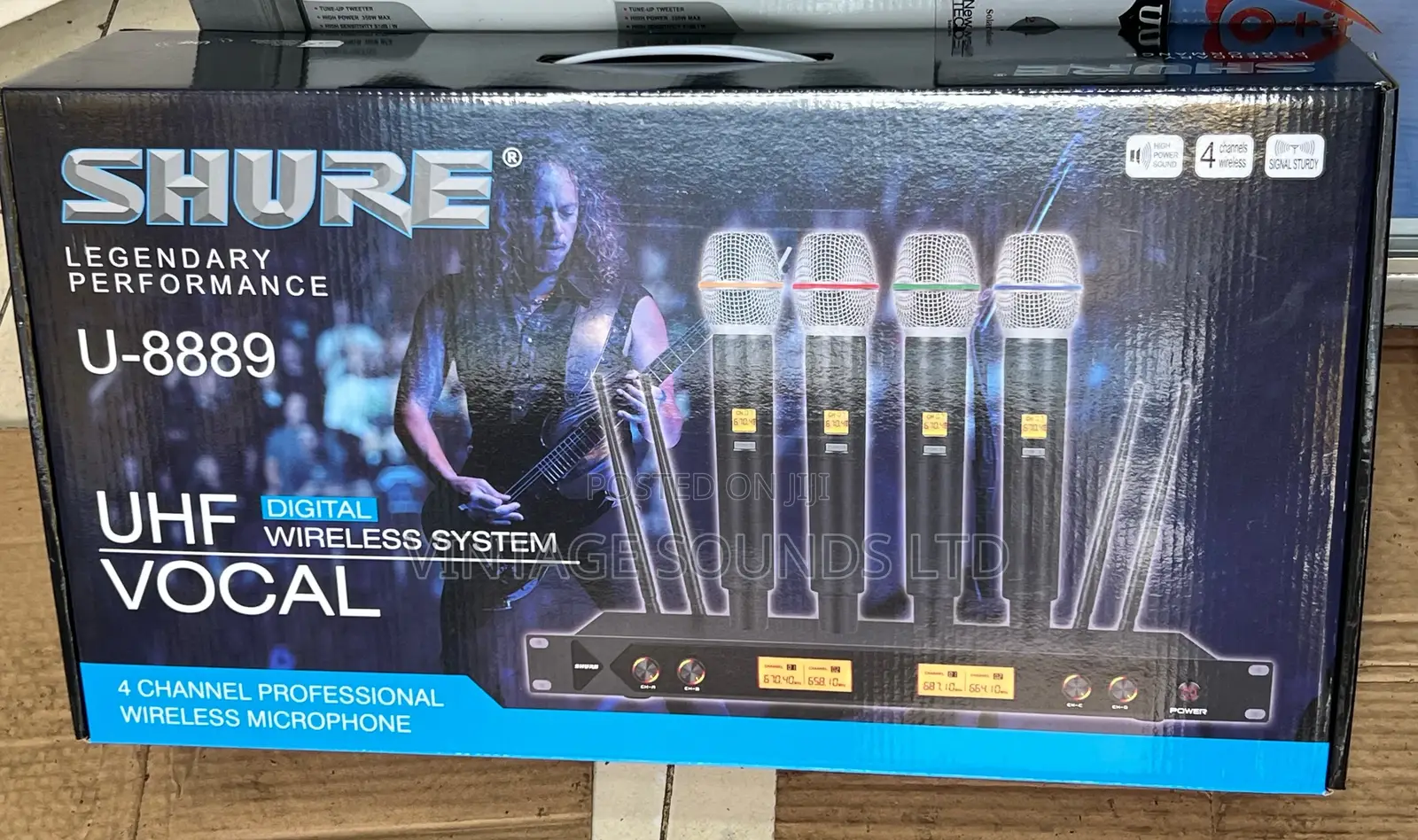 Shure U8889 4microphone Wireless