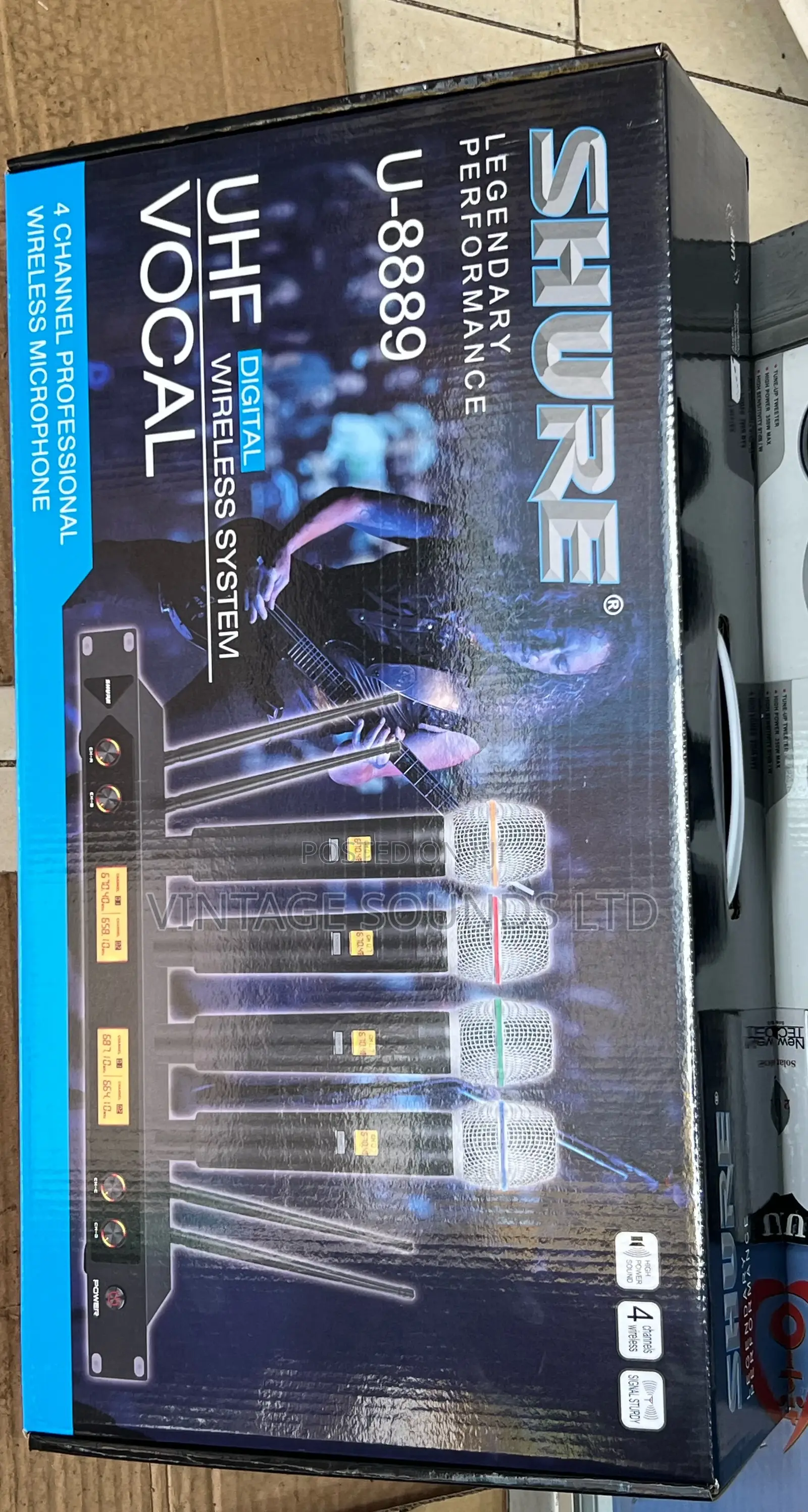 Shure U8889 4microphone Wireless