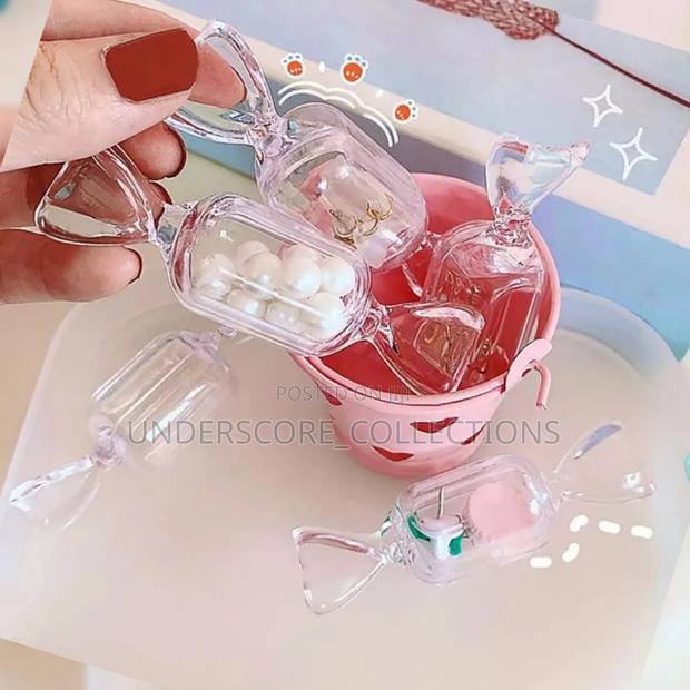 5 Pieces Candy Shape Transparent Make Up Storage Box - thumbnail 3