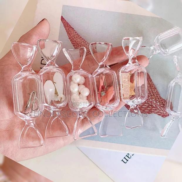 5 Pieces Candy Shape Transparent Make Up Storage Box - main view